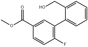 [1,1'-Biphenyl]-3-carboxylic acid, 6-fluoro-2'-(hydroxymethyl)-, methyl ester