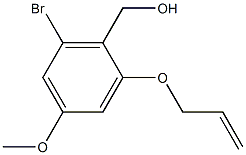 2-(烯丙氧基)-4-甲氧基-6-溴苯甲醇