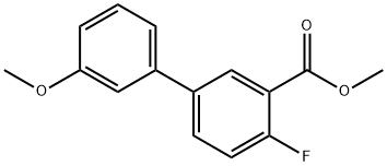 [1,1'-Biphenyl]-3-carboxylic acid, 4-fluoro-3'-methoxy-, methyl ester