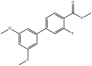 [1,1'-Biphenyl]-4-carboxylic acid, 3-fluoro-3',5'-dimethoxy-, methyl ester