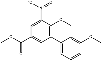 [1,1'-Biphenyl]-3-carboxylic acid, 3',6-dimethoxy-5-nitro-, methyl ester