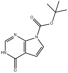 7H-Pyrrolo[2,3-d]pyrimidine-7-carboxylic acid, 3,4-dihydro-4-oxo-, 1,1-dimethylethyl ester