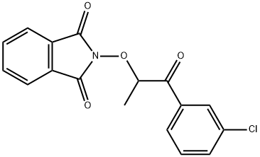 2-((1-(3-CHLOROPHENYL)-1-OXOPROPAN-2-YL)OXY)ISOINDOLINE-1,3-DIONE