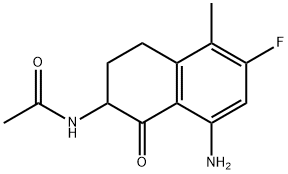 N-(8-Amino-6-fluoro-5-methyl-1-oxo-1,2,3,4-tetrahy dronaphthalen-2-yl)acetamide...