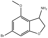 6-bromo-4-methoxy-2,3-dihydro-1-benzofuran-3-amine hydrochloride