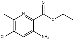 2-Pyridinecarboxylic acid, 3-amino-5-chloro-6-methyl-, ethyl ester
