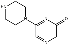 2(3H)-Pyrazinone, 6-(1-piperazinyl)-