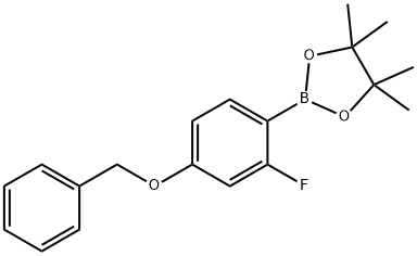 1,3,2-Dioxaborolane, 2-[2-fluoro-4-(phenylmethoxy)phenyl]-4,4,5,5-tetramethyl-