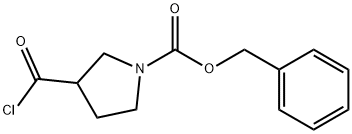 1-Pyrrolidinecarboxylic acid, 3-(chlorocarbonyl)-, phenylmethyl ester