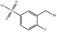 3-(Bromomethyl)-4-fluorobenzenesulphonyl chloride