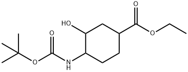 ethyl 4-(tert-butoxycarbonylamino)-3-hydroxy-cyclohexanecarboxylate