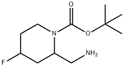 1-Piperidinecarboxylic acid, 2-(aminomethyl)-4-fluoro-, 1,1-dimethylethyl ester