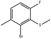 (2-Bromo-6-fluoro-3-methylphenyl)(methyl)sulfane