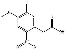 5-Fluoro-4-methoxy-2-nitrophenylacetic acid