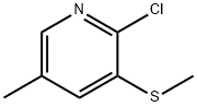 2-chloro-5-methyl-3-(methylthio)pyridine