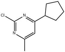 2-chloro-4-cyclopentyl-6-methylpyrimidine