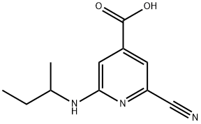 4-Pyridinecarboxylic acid, 2-cyano-6-[(1-methylpropyl)amino]-