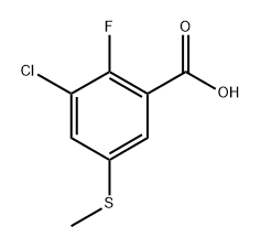 3-chloro-2-fluoro-5-(methylthio)benzoic acid