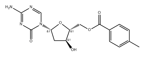 4-Amino-1-[2-deoxy-5-O-(4-methylbenzoyl)-β-D-erythro-pentofuranosyl]-1,3,5-triazin-2(1H)-one