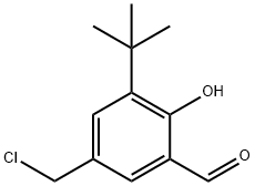 Benzaldehyde, 5-(chloromethyl)-3-(1,1-dimethylethyl)-2-hydroxy-