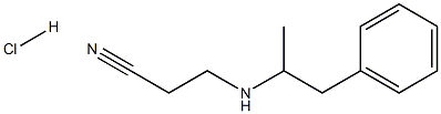 3-(1-phenylpropan-2-ylamino)propanenitrile hydrochloride