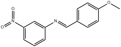 Benzenamine, N-[(4-methoxyphenyl)methylene]-3-nitro-, [N(E)]-