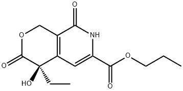 Propyl (R)-4-ethyl-4-hydroxy-3,8-dioxo-3,4,7,8-tetrahydro-1H-pyrano[3,4-c]pyridine-6-carboxylate