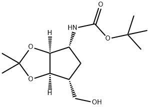 ((3aS,4R,6R,6aR)-6-Hydroxymethyl-2,2-dimethyl-tetrahydro-cyclopenta[1,3]dioxol-4-yl)-carbamic acid tert-butyl ester