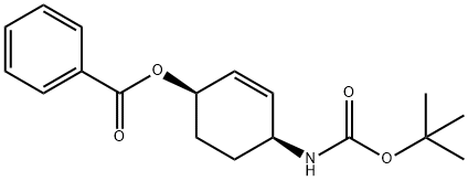 Carbamic acid, [4-(benzoyloxy)-2-cyclohexen-1-yl]-, 1,1-dimethylethyl ester, (1S-cis)- (9CI)