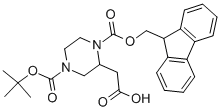 4-Boc-1-Fmoc-2-哌嗪乙酸