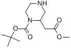 Methyl 2-(1-Boc-2-piperazinyl)acetate