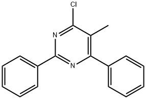 Pyrimidine, 4-chloro-5-methyl-2,6-diphenyl-