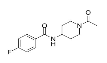 N-(1-乙酰基哌啶-4-基)-4-氟苯甲酰胺