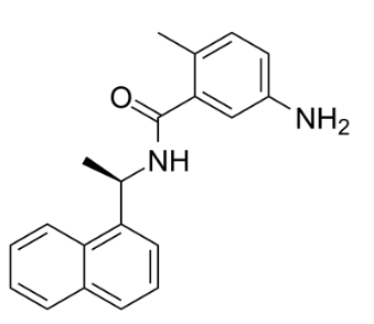 (R)-5-氨基-2-甲基-N-(1-(萘-1-基)乙基)苯甲酰胺