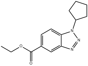 Ethyl 1-cyclopentyl-1,2,3-benzotriazole-5-carboxylate