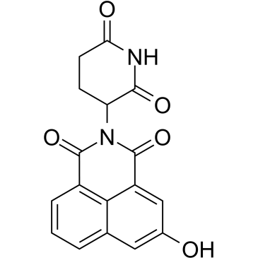 1H-Benz[de]isoquinoline-1,3(2H)-dione, 2-(2,6-dioxo-3-piperidinyl)-5-hydroxy-