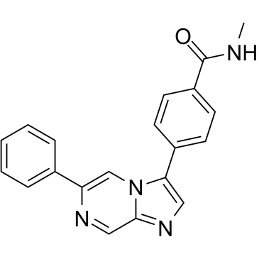 N-甲基-4-(6-苯基咪唑[1,2-a]吡嗪-3-)苯甲酰胺