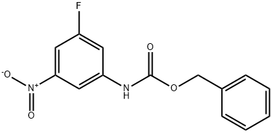 Carbamic acid, N-(3-fluoro-5-nitrophenyl)-, phenylmethyl ester