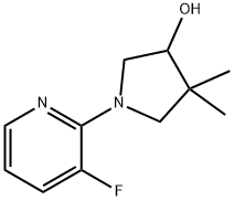 1-(3-fluoropyridin-2-yl)-4,4-dimethylpyrrolidin-3-ol