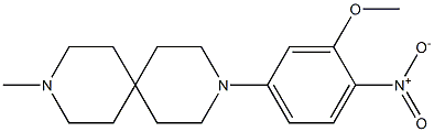 3-(3-methoxy-4-nitrophenyl)-9-methyl-3,9-diazaspiro[5.5]undecane