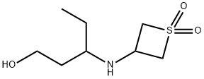 3-((1-羟基戊烷-3-基)氨基)硫杂环丁烷1,1-二氧代