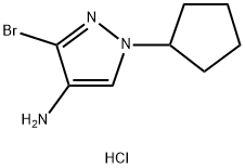 3-bromo-1-cyclopentyl-1H-pyrazol-4-amine