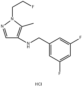 N-(3,5-difluorobenzyl)-1-(2-fluoroethyl)-5-methyl-1H-pyrazol-4-amine