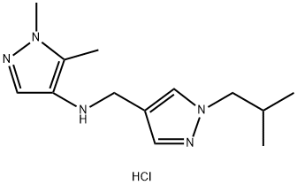 N-[(1-isobutyl-1H-pyrazol-4-yl)methyl]-1,5-dimethyl-1H-pyrazol-4-amine