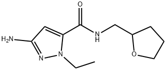 1H-Pyrazole-5-carboxamide, 3-amino-1-ethyl-N-[(tetrahydro-2-furanyl)methyl]-