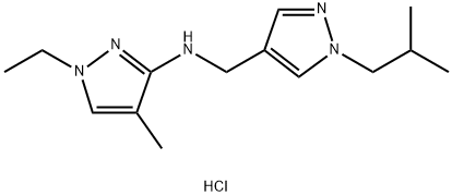 1-ethyl-N-[(1-isobutyl-1H-pyrazol-4-yl)methyl]-4-methyl-1H-pyrazol-3-amine