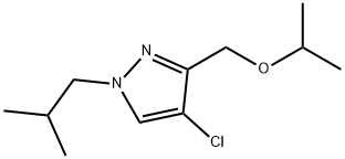 1H-Pyrazole, 4-chloro-3-[(1-methylethoxy)methyl]-1-(2-methylpropyl)-