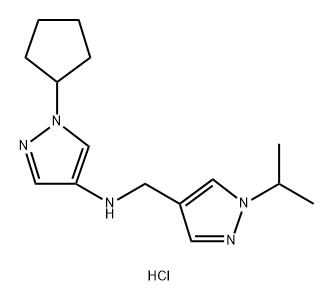 1-cyclopentyl-N-[(1-isopropyl-1H-pyrazol-4-yl)methyl]-1H-pyrazol-4-amine
