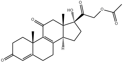 21-Acetyl-17,21-dihydroxy-pregna-4,8-diene-3,11,20-trione