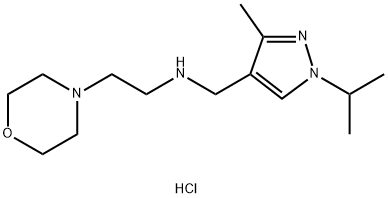 (1-isopropyl-3-methyl-1H-pyrazol-4-yl)methyl](2-morpholin-4-ylethyl)amine